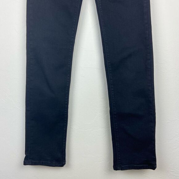 7 For All Mankind Slimmy Luxe High-Waist Skinny Jean - Black - Picture 5 of 8